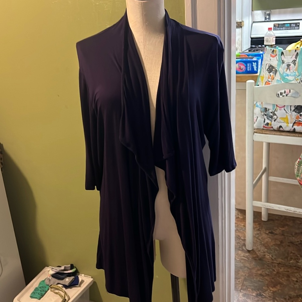 Green Envelope XL jersey jacket cardigan